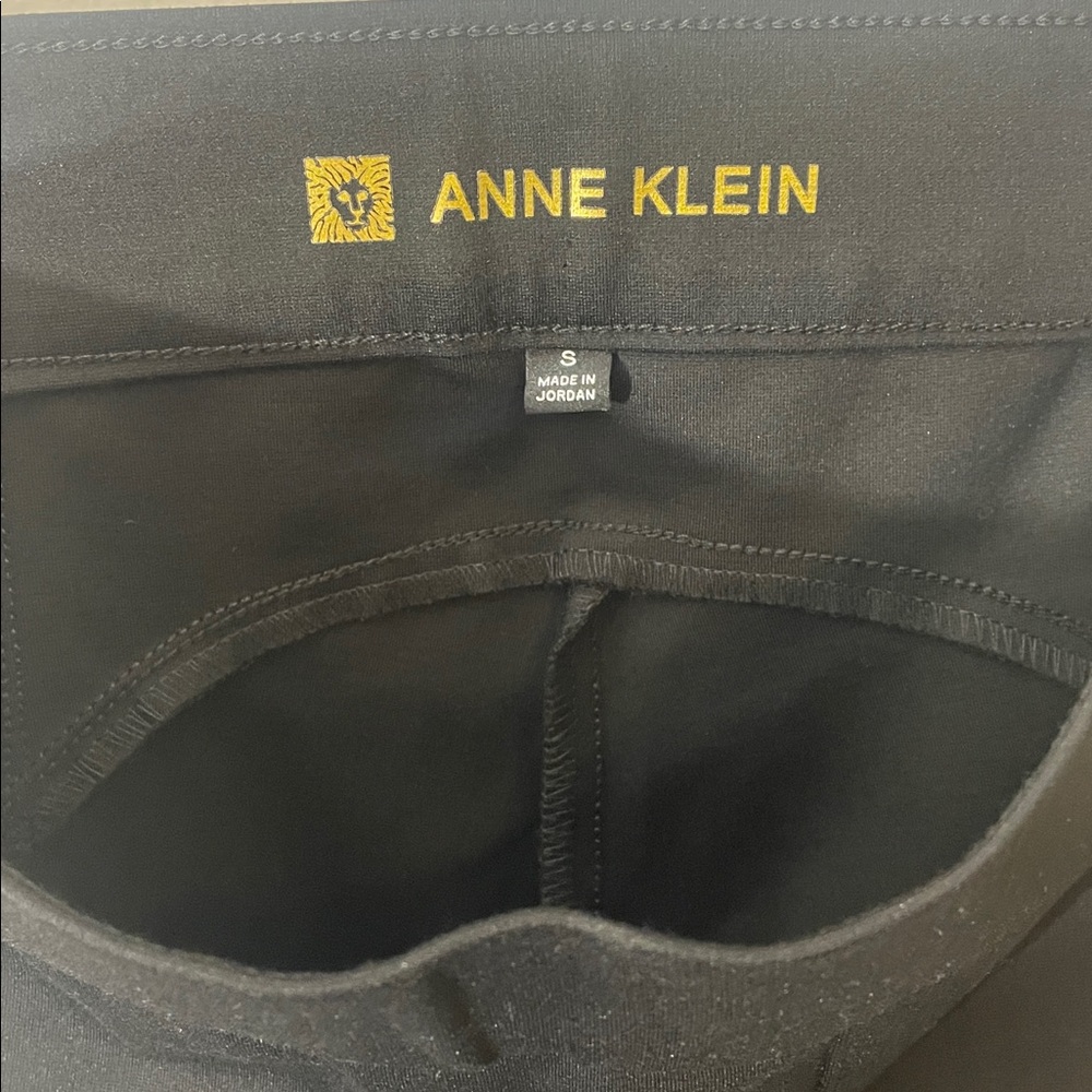 Anne Klein Women's Midweight Tummy Control Ponte Pant Small, Black /Z9 - Picture 3 of 5